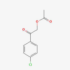 molecular formula C10H9ClO3 B1593999 2-(4-Chlorophenyl)-2-oxoethyl acetate CAS No. 39561-82-5