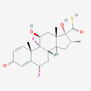 molecular formula C21H26F2O4S B015940 6a,9a-Difluoro-11b,17a-dihydroxy-16a-methyl-3-oxoandrosta-1,4-diene-17b-carbothioic acid CAS No. 80473-92-3