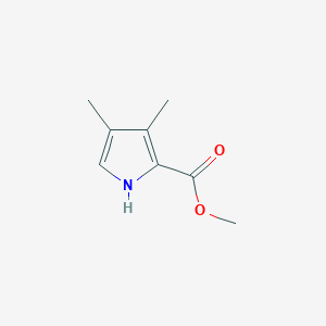 molecular formula C8H11NO2 B1594004 Methyl 3,4-dimethyl-1H-pyrrole-2-carboxylate CAS No. 50634-33-8