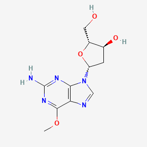 molecular formula C11H15N5O4 B1594034 O(6)-甲基-2'-脱氧鸟苷 CAS No. 964-21-6