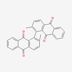 molecular formula C30H18O4 B1594037 2,2'-Dimethyl-1,1'-bianthraquinone CAS No. 81-26-5