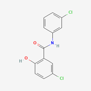 molecular formula C13H9Cl2NO2 B1594049 3',5-二氯水杨酰苯胺 CAS No. 22203-98-1
