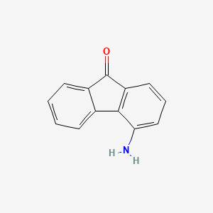 molecular formula C13H9NO B1594050 4-Amino-9-fluorenone CAS No. 4269-15-2