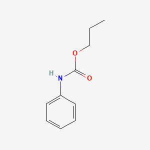 molecular formula C10H13NO2 B1594052 N-苯基氨基甲酸丙酯 CAS No. 5532-90-1