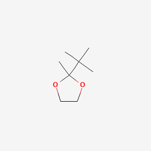 molecular formula C8H16O2 B1594053 2-(Tert-butyl)-2-methyl-1,3-dioxolane CAS No. 6135-54-2