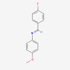 B1594057 4-Methoxy-N-(4-fluorobenzylidene)aniline CAS No. 39769-08-9