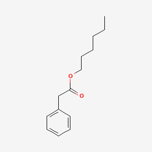 molecular formula C14H20O2 B1594059 己基苯乙酸酯 CAS No. 5421-17-0