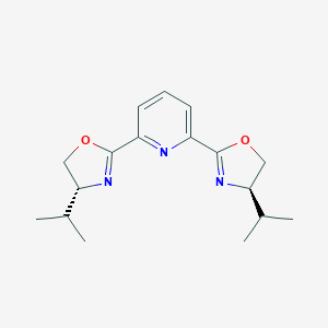 molecular formula C17H23N3O2 B159406 (R,R)-2,6-Bis(4-isopropyl-2-oxazolin-2-yl)pyridine CAS No. 131864-67-0
