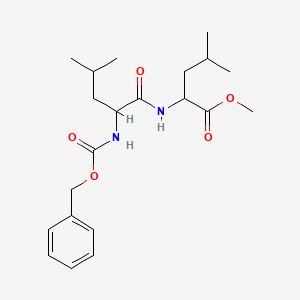 molecular formula C21H32N2O5 B1594073 Methyl 4-methyl-2-[[4-methyl-2-(phenylmethoxycarbonylamino)pentanoyl]amino]pentanoate CAS No. 3504-37-8