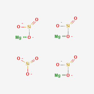 molecular formula Mg3O12Si4-2 B1594074 Trimagnesium;dioxido(oxo)silane CAS No. 35592-05-3