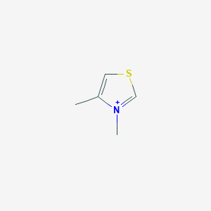 molecular formula C5H8NS+ B1594090 3,4-Dimethylthiazolium ion CAS No. 694-30-4