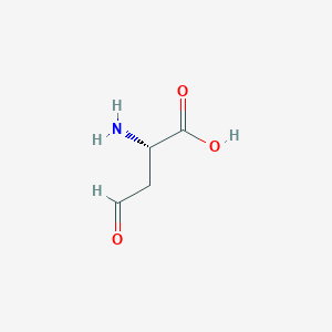 molecular formula C4H7NO3 B1594093 (2S)-2-amino-4-oxobutanoic acid CAS No. 2338-03-6