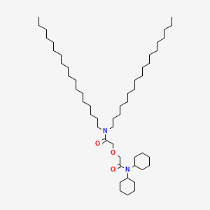 molecular formula C52H100N2O3 B1594095 Acetamide, 2-[2-(dicyclohexylamino)-2-oxoethoxy]-N,N-dioctadecyl- CAS No. 126572-74-5