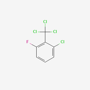 molecular formula C7H3Cl4F B1594098 1-Chloro-3-fluoro-2-(trichloromethyl)benzene CAS No. 84473-83-6