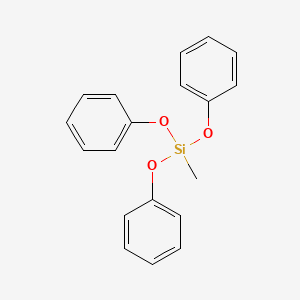 B1594099 Methyltriphenoxysilane CAS No. 3439-97-2