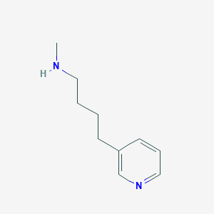 molecular formula C10H16N2 B015941 N-methyl-4-pyridin-3-ylbutan-1-amine CAS No. 3000-74-6