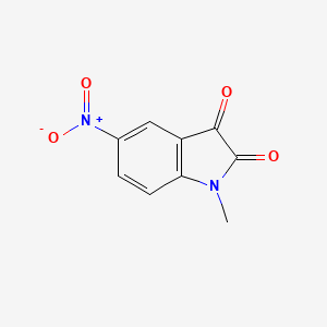 molecular formula C9H6N2O4 B1594101 1-甲基-5-硝基吲哚啉-2,3-二酮 CAS No. 3484-32-0