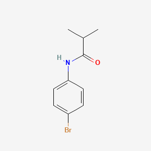 molecular formula C10H12BrNO B1594108 丙酰胺，N-(4-溴苯基)-2-甲基- CAS No. 7160-08-9