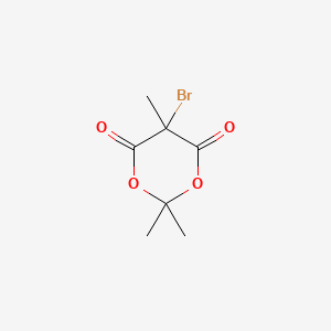 B1594109 5-Bromo-2,2,5-trimethyl-1,3-dioxane-4,6-dione CAS No. 34817-42-0