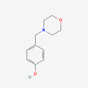 molecular formula C11H15NO2 B1594112 4-(吗啉甲基)苯酚 CAS No. 80166-01-4