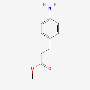 molecular formula C10H13NO2 B1594114 Methyl 3-(4-aminophenyl)propanoate CAS No. 35418-07-6
