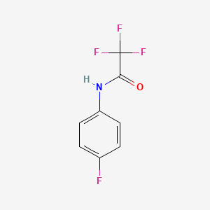 molecular formula C8H5F4NO B1594144 2,2,2-trifluoro-N-(4-fluorophenyl)acetamide CAS No. 35980-25-7