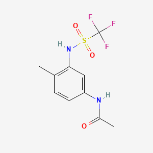 molecular formula C10H11F3N2O3S B1594146 Fluoridamid CAS No. 47000-92-0