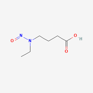 molecular formula C6H12N2O3 B1594152 N-Ethyl-N-(3-carboxypropyl)nitrosamine CAS No. 54897-63-1