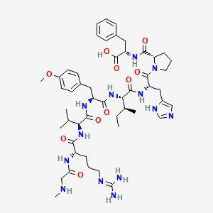 molecular formula C50H73N13O10 B1594156 Sarmesin CAS No. 88874-29-7