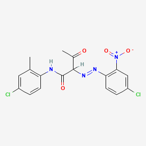 2-[(4-chloro-2-nitrophenyl)azo]-N-(4-chloro-o-tolyl)-3-oxobutyramide