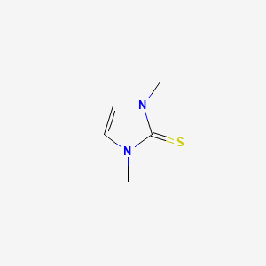 molecular formula C5H8N2S B1594170 1,3-Dimethylimidazole-2(3H)-thione CAS No. 6596-81-2