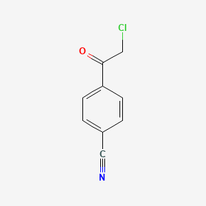 molecular formula C9H6ClNO B1594178 Benzonitrile, 4-(chloroacetyl)- CAS No. 40805-50-3