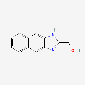 molecular formula C12H10N2O B1594192 (1H-Naphtho[2,3-d]imidazol-2-yl)methanol CAS No. 7471-10-5