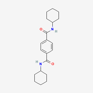 molecular formula C20H28N2O2 B1594211 N1,N4-Dicyclohexylterephthalamide CAS No. 15088-29-6
