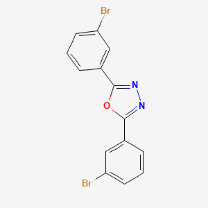 molecular formula C14H8Br2N2O B1594222 2,5-Bis(3-bromophenyl)-1,3,4-oxadiazole CAS No. 84832-73-5
