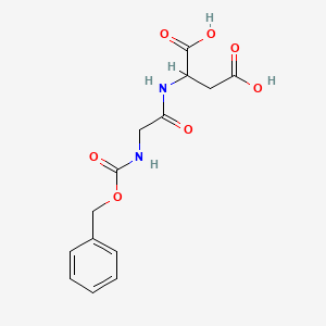 molecular formula C14H16N2O7 B1594223 n-[(Benzyloxy)carbonyl]glycylaspartic acid CAS No. 6154-38-7