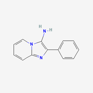 molecular formula C13H11N3 B1594234 2-Phenylimidazo[1,2-a]pyridin-3-amine CAS No. 3999-29-9