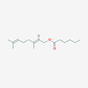 molecular formula C16H28O2 B159425 Geranyl hexanoate CAS No. 10032-02-7