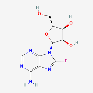 molecular formula C10H12FN5O4 B1594251 8-氟腺苷 CAS No. 23205-67-6