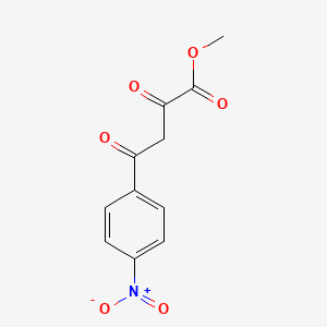molecular formula C11H9NO6 B1594264 4-(4-硝基苯基)-2,4-二氧代丁酸甲酯 CAS No. 39757-36-3
