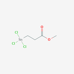 molecular formula C4H7Cl3O2Sn B1594266 3-三氯锡丙酸甲酯 CAS No. 59586-13-9