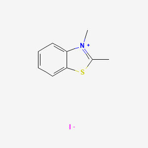 molecular formula C9H10INS B1594270 2,3-二甲基苯并噻唑碘化物 CAS No. 2785-06-0