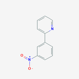 molecular formula C11H8N2O2 B1594272 2-(3-硝基苯基)吡啶 CAS No. 4253-79-6