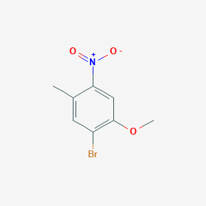 molecular formula C8H8BrNO3 B1594274 2-溴-4-甲基-5-硝基苯甲醚 CAS No. 41447-19-2