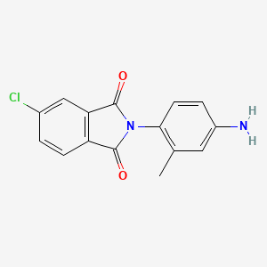 molecular formula C15H11ClN2O2 B1594278 N-(4-氨基-2-甲基苯基)-4-氯邻苯二甲酰亚胺 CAS No. 58230-69-6