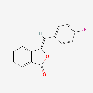 molecular formula C15H9FO2 B1594285 3-[(4-Fluorophenyl)methylene]phthalide CAS No. 2558-18-1
