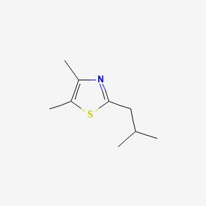 molecular formula C9H15NS B1594290 2-Isobutyl-4,5-dimethylthiazole CAS No. 53498-32-1