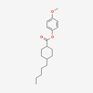 molecular formula C19H28O3 B1594292 反式-4-戊基环己烷甲酸4-甲氧苯酯 CAS No. 67589-52-0