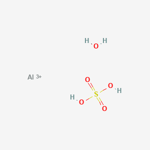 molecular formula AlH4O5S+3 B1594314 Sulfuric acid, aluminum salt, hydrate CAS No. 57292-32-7