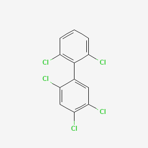 molecular formula C12H5Cl5 B1594317 2,2',4,5,6'-Pentachlorobiphenyl CAS No. 68194-06-9